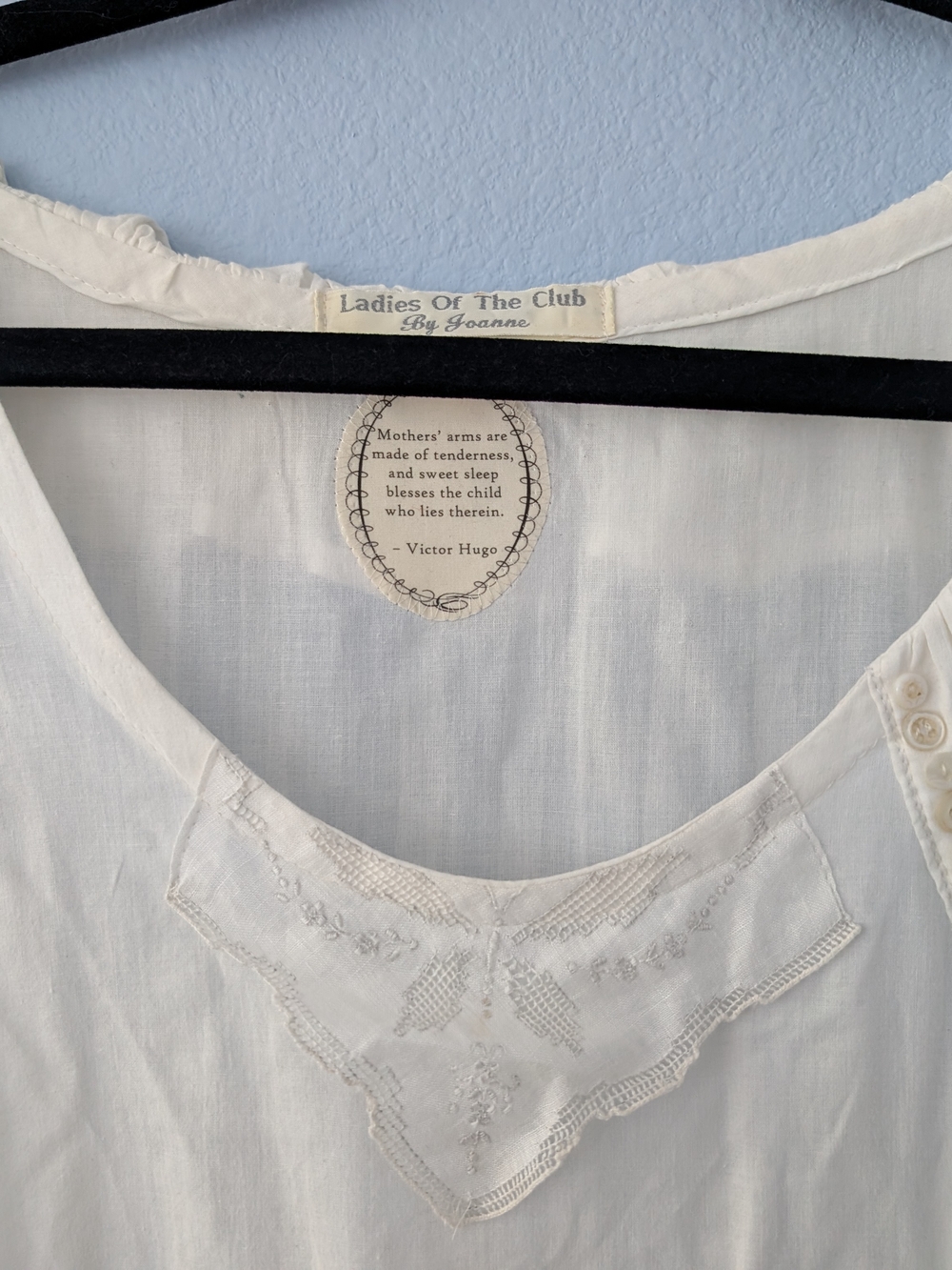 White Boho Tiered Cotton Asymmetrical Dress - Picture 4 of 4